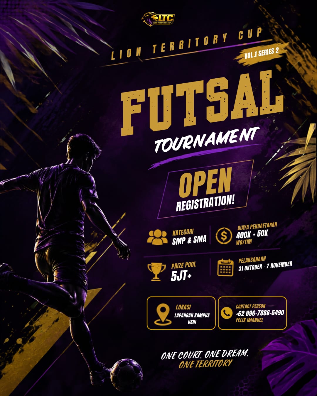 Lion Territory Cup | FUTSAL TOURNAMENT